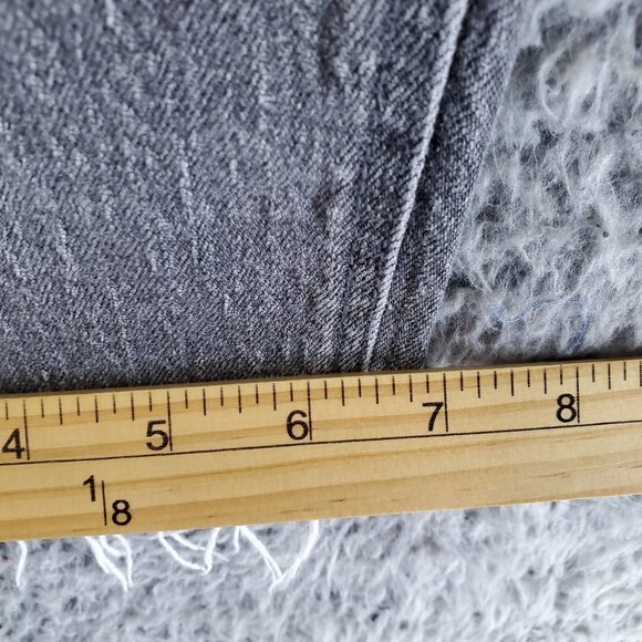 Old Navy Jeans Womens 8 Gray High-Rise Vintage Slim Frayed Hem Denim - Picture 9 of 11